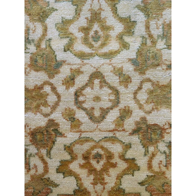 Hand-Knotted Oushak Style Rug. 4' X 5’8” For Sale In Los Angeles - Image 6 of 13