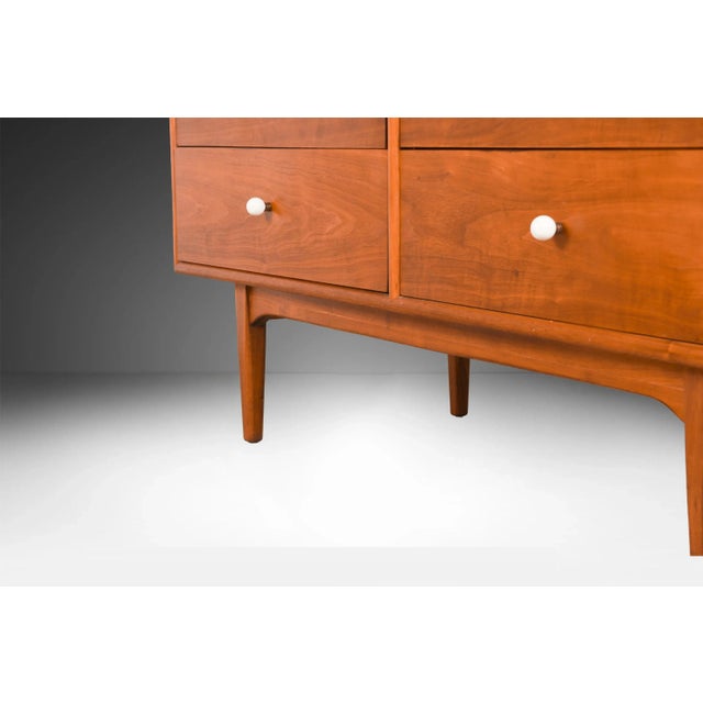 Beautiful Mid-Century Modern double dresser designed by Kipp Stewart and Stewart MacDougall for Drexel’s Declaration...
