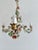 Italian Florentine Tole Chandelier, 1950s For Sale - Image 4 of 18