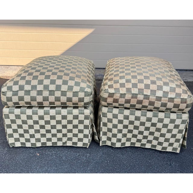 English George Smith Run Up Ottomans For Sale - Image 3 of 7