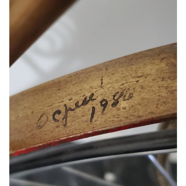 Curtis Jere Bike Metal Spinning Wheels Wall Sculpture