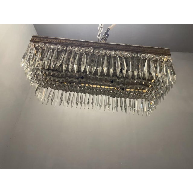 Crystal Flush-Mounts, 1950s, Set of 2 For Sale - Image 6 of 18