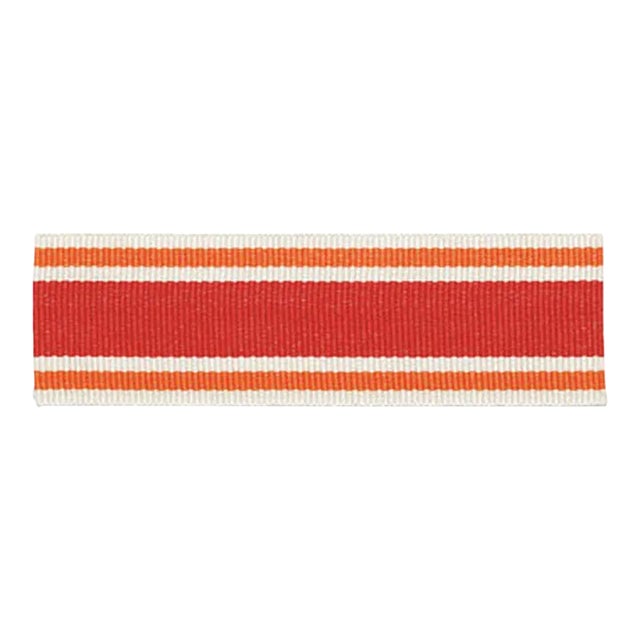Sample - Schumacher Cabana Braid in Coral For Sale