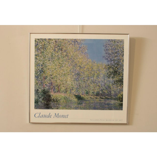 After Claude Monet (1840-1926), 'Bend in the Epte River near Giverny', Reproduction Art Poster Print For Permanent...