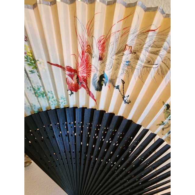 Vintage Hand Held Fan From the Peoples Republic of China For Sale In Palm Springs - Image 6 of 9