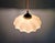 Art Deco pendant light in scalloped yellow opaline glass with uranium glass, 1920s-30s. The pendant has been rewired and...