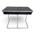Paint Art Deco Black Enamel Tubular Framed 2 Drawer Desk For Sale - Image 7 of 11