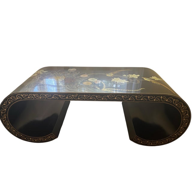 Vintage Chinoiserie Coffee Table For Sale - Image 4 of 9
