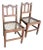 South African Dutch Cape Riempie Chair Pair For Sale