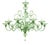 Venetian Green Murano Glass Chandelier by Simoeng for Simoeng For Sale