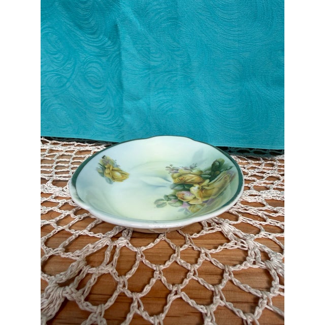 1930s 1930s Art Deco Porcelain Hand Painted Candy Dish For Sale - Image 5 of 6