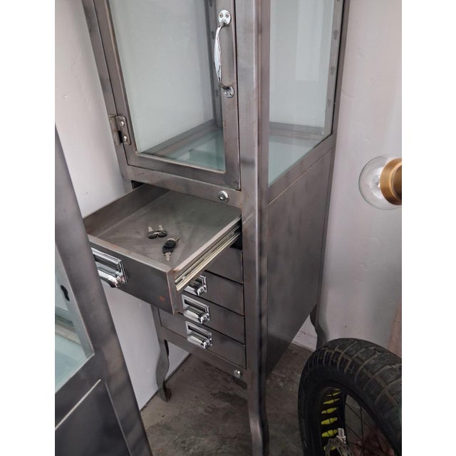 Large version of a retired favorite. Two available sold individually. Ample storage and lockable drawers. Expertly...