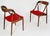 Wood Mid Century Vintage 1960s Danish Johannes Andersen for Uldum Mobelfabrik Set of 2 Dining /Accent Chairs For Sale - Image 7 of 10