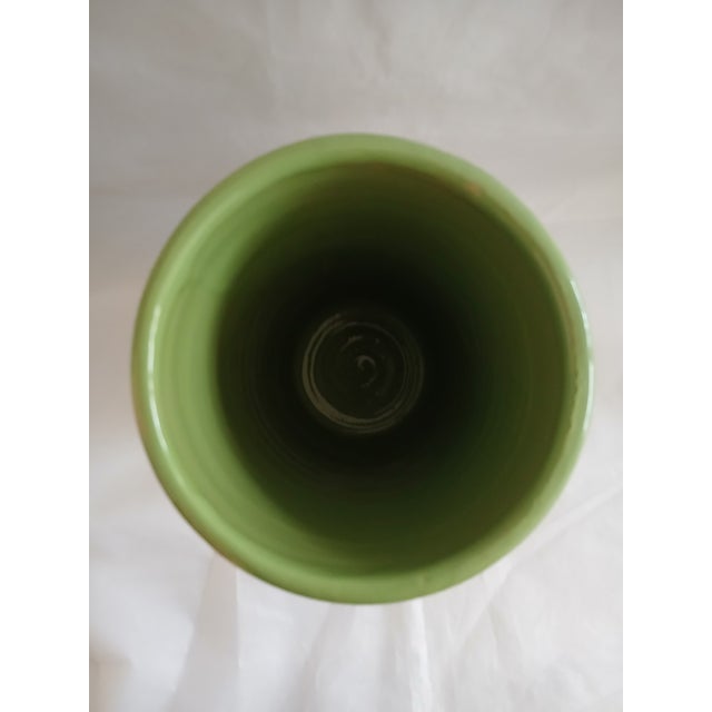 1970s MCM Signed Bica Deruta Italian Rare Pristine Art Pottery Vase. For Sale - Image 4 of 8