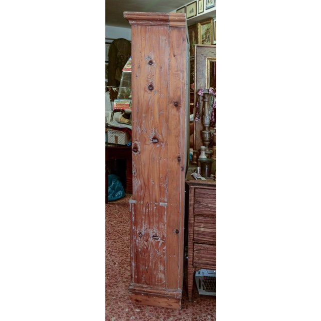 Brown Rustic Cabinet in Fir Wood, Italy, 1800s For Sale - Image 8 of 18
