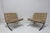 Tan Knoll Mies Van Der Rohe Barcelona Chairs and Ottoman in Volo Leather For Sale - Image 8 of 12