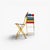 Mid-Century Modern Postmodern Bistro Chair by Denis Balland for Fermob, France, 1985 For Sale - Image 3 of 7