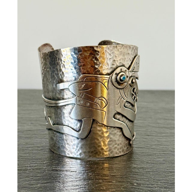 Bespoken Sculptural Sterling Silver Bracelet by Graziella Laffi For Sale - Image 13 of 14
