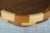 Vintage Segmented Turned Wood Parquetry Fruit Centerpiece Pedestal Bowl 9" For Sale - Image 4 of 10