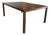 Vintage Copper Top and Oak Parsons Style Dining Table For Sale