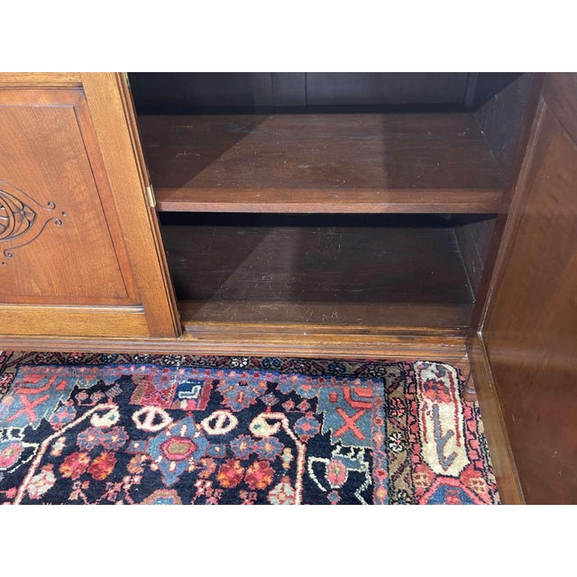 Late 19th Century English Walnut Sideboard For Sale - Image 16 of 18