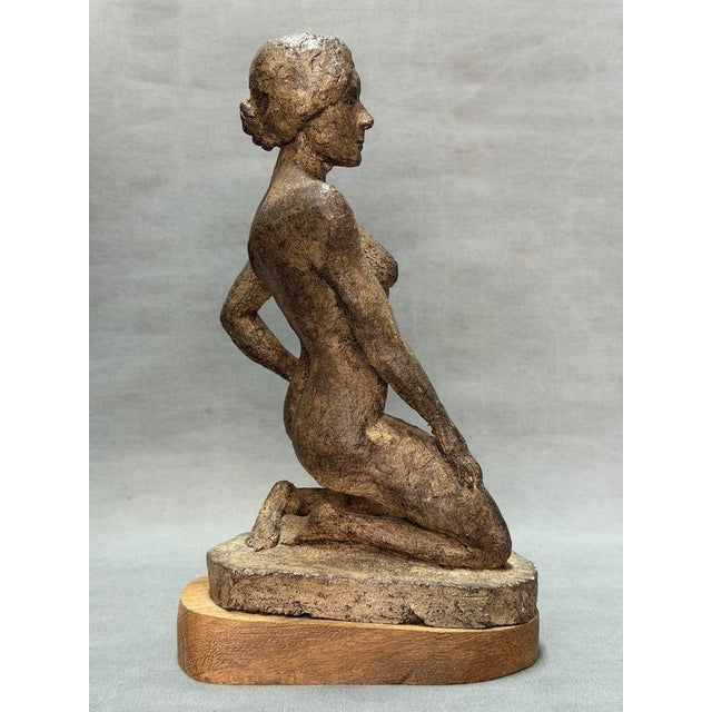 Anonimo, Female Nude, Terracotta Sculpture, 1950s, Terracotta For Sale - Image 6 of 7