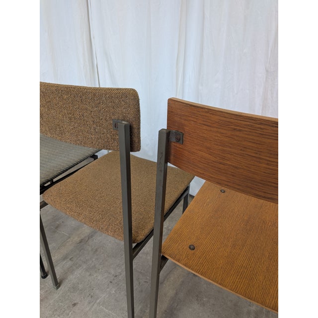 Vintage Industrial Dining Chairs from Stool Kamnik, 1970s, Set of 4 For Sale - Image 11 of 18
