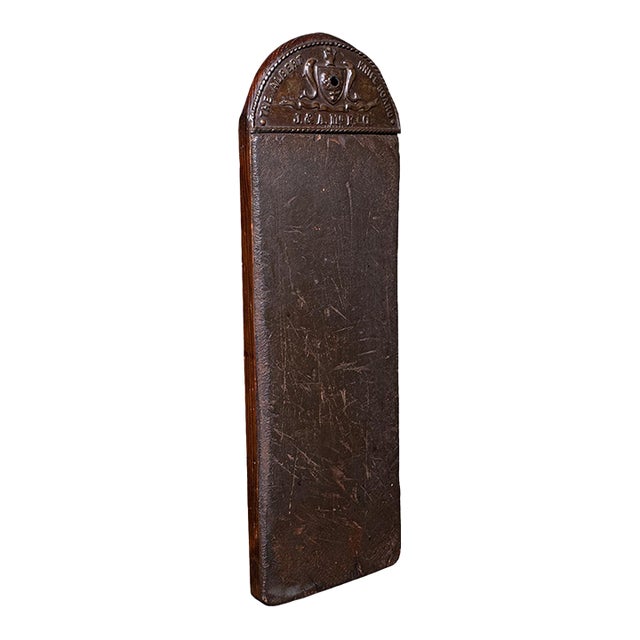 Antique Chef's Knife Board, Scottish, Leather, Sharpener, Kitchen, Victorian For Sale
