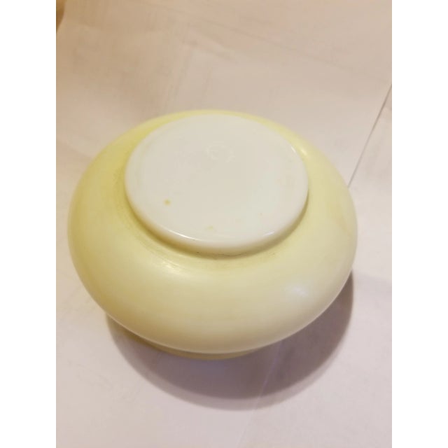 Glass Antique Bohemian Glass Powder Jar Dresser Box For Sale - Image 7 of 10