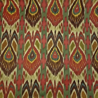 Oscar De La Renta Ikat Timur Cotton Designer Fabric by the Yard For Sale