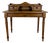 English Oak Writing Desk with Raised Gallery and Drawers, 1930s For Sale