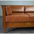 Arts and Crafts / Craftsman Cubic Panel Side Sofa - Russet Brown Leather (Rb2) For Sale - Image 4 of 6
