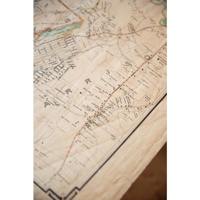 1900 - 1909 Antique Greenburgh, White Plains, Tarrytown, River Towns Ny Map For Sale - Image 5 of 6