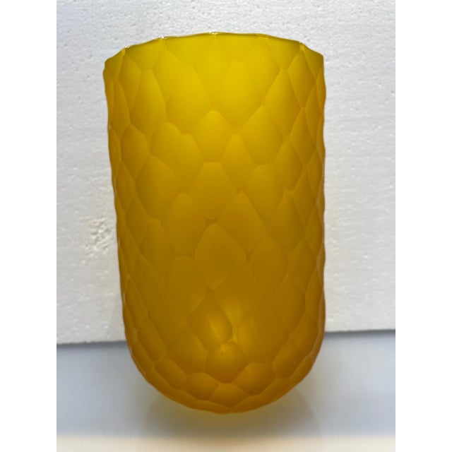Yellow Ground Vase by D’Este & Zane For Sale - Image 4 of 12
