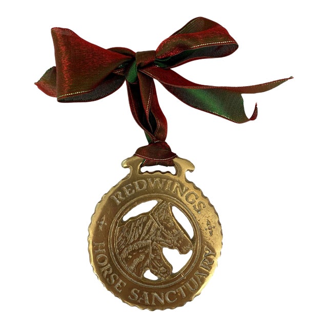 Antique English Horse Brass Ornament For Sale