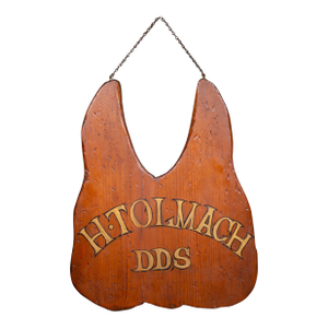 Hand Painted Dentist Trade Sign c.1940