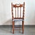 Vintage Chair in Carved Wood and Velvet, 1950s For Sale - Image 4 of 17