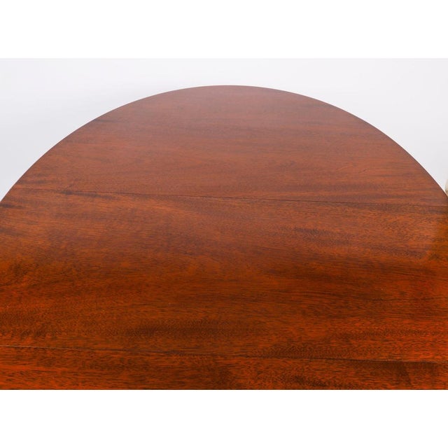 Vintage 20th Century Regency Revival Oval Dining Table with One Leaf from William Tillman, 1990s For Sale - Image 11 of 16