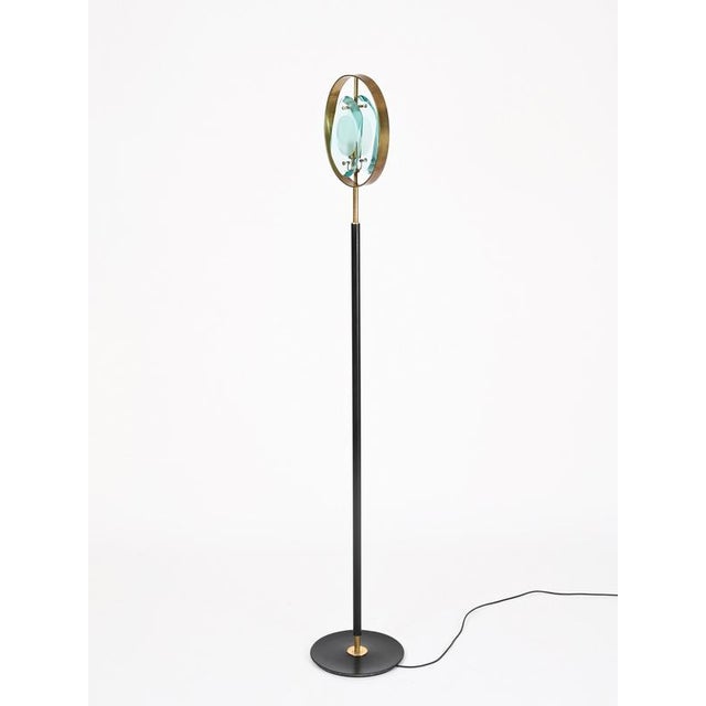 1960s Model 2020 Floor Lamp by Max Ingrand for Fontana Arte, Italy, 1961 For Sale - Image 5 of 16