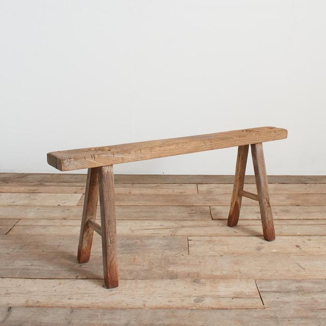A beautiful reclaimed wooden elm bench. A solid bench, lovely original patina and character with each bench being totally...