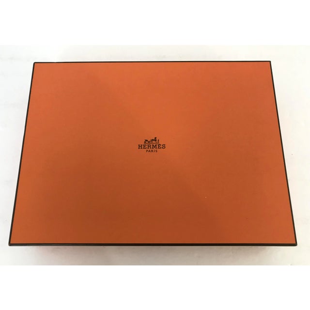 Early 21st Century Hermes Cuir du Desert Porcelain Catchall Dish For Sale - Image 10 of 11