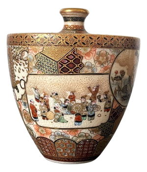 Fine and Rare Miniature Satsuma Vase by Taizan Yohei