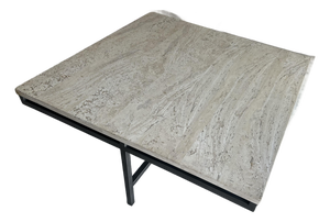 Hammary East Park Square Travertine Coffee Table
