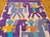 Vintage Southwestern Pictorial Kilim, Handwoven Wool, Pictorial Design, Lavender & Ivory, 3x5 For Sale - Image 4 of 10