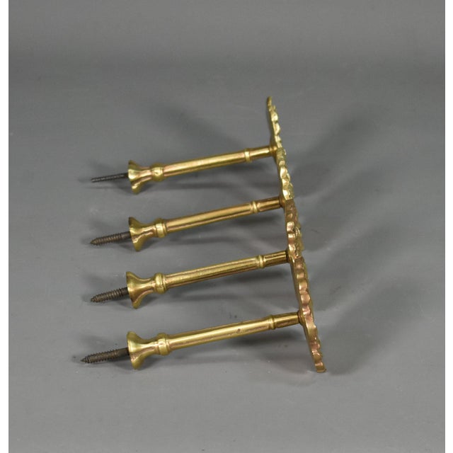 French Bronze Curtain Tie-Backs, Early 20th Century, Set of 4 For Sale - Image 11 of 14