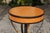 Brown Austrian Biedermeier 1820s Guéridon Side Table with Burl Veneer and Iron Frame For Sale - Image 8 of 10