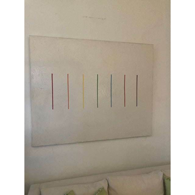 French Modern Painting Oil on Canvas For Sale - Image 13 of 14