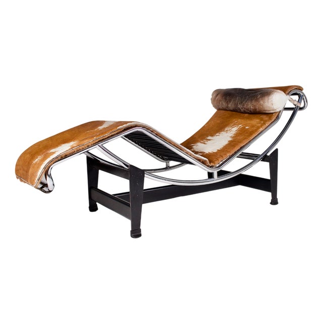 LC4 Chaise Longue by Le Corbusier, Jeanneret and Perriand, Late 1950s For Sale