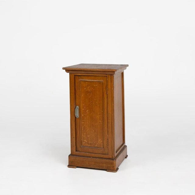 Art Deco French Nightstand in Varnished Wood, 1930s For Sale - Image 13 of 13