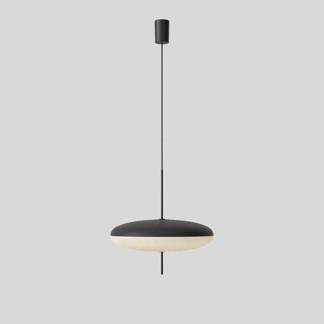 Black Model 2065 Lamp with Black White Diffuser by Gino Sarfatti for Astep For Sale - Image 8 of 18
